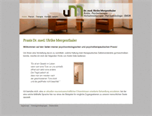 Tablet Screenshot of dr-mergenthaler.de